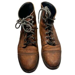 Thursday Boot Company Captain Boots in Arizona Adobe Brown Leather Men's Size 10